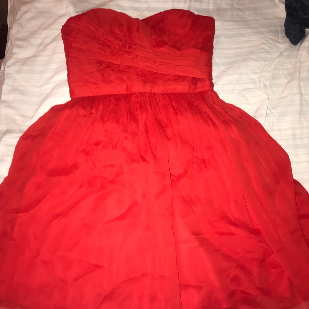 adorable j. crew red cocktail dress or prom dress